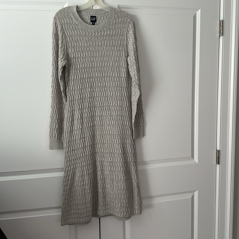 NWOT GAP Metallic Knit dress